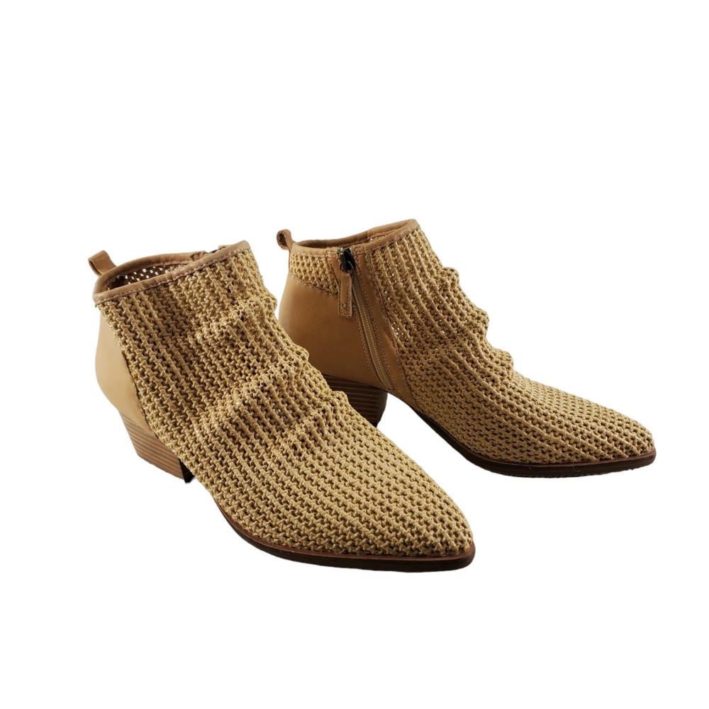 Kelsi Dagger Tan Ankle Boots